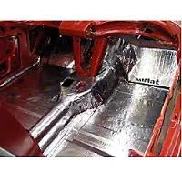 Hushmat Sound Deadening and Insulation Kit; Floor Pan (20-26 Corvette C8)