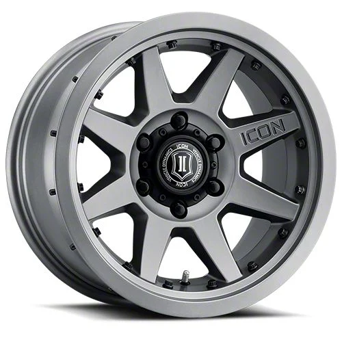 ICON Alloys Rebound Pro Titanium 6-Lug Wheel; 17x8.5; 0mm Offset (07-14 Tahoe)