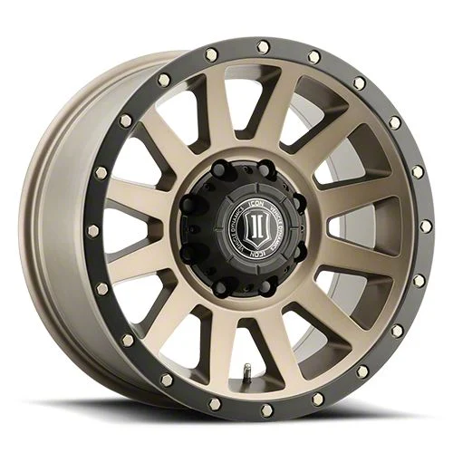 ICON Alloys Compression HD Bronze 8-Lug Wheel; 18x9; 6mm Offset (11-16 F-250 Super Duty)