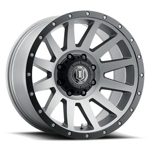 ICON Alloys Compression Titanium 8-Lug Wheel; 20x10; -19mm Offset (11-16 F-250 Super Duty)