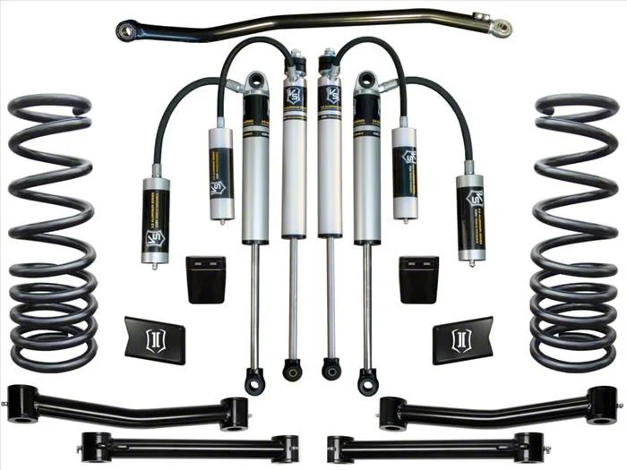 ICON Vehicle Dynamics 2.50-Inch Suspension Lift System; Stage 3 (03-12 4WD 5.9L, 6.7L RAM 3500)