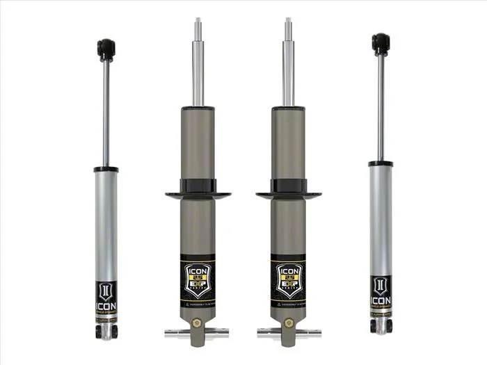 ICON Vehicle Dynamics 2.375 to 3.75-Inch Suspension Lift System; Stage 1 (19-24 Sierra 1500 w/o Adaptive Ride Control, Excluding 2.7L & AT4X)