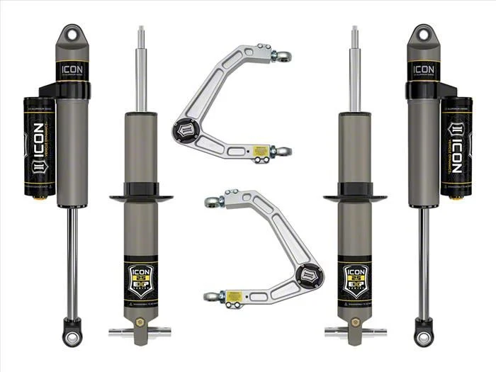 ICON Vehicle Dynamics 2.375 to 3.75-Inch Suspension Lift System with Billet Upper Control Arms; Stage 3 (19-24 Silverado 1500 w/o Adaptive Ride Control, Excluding 2.7L & ZR2)