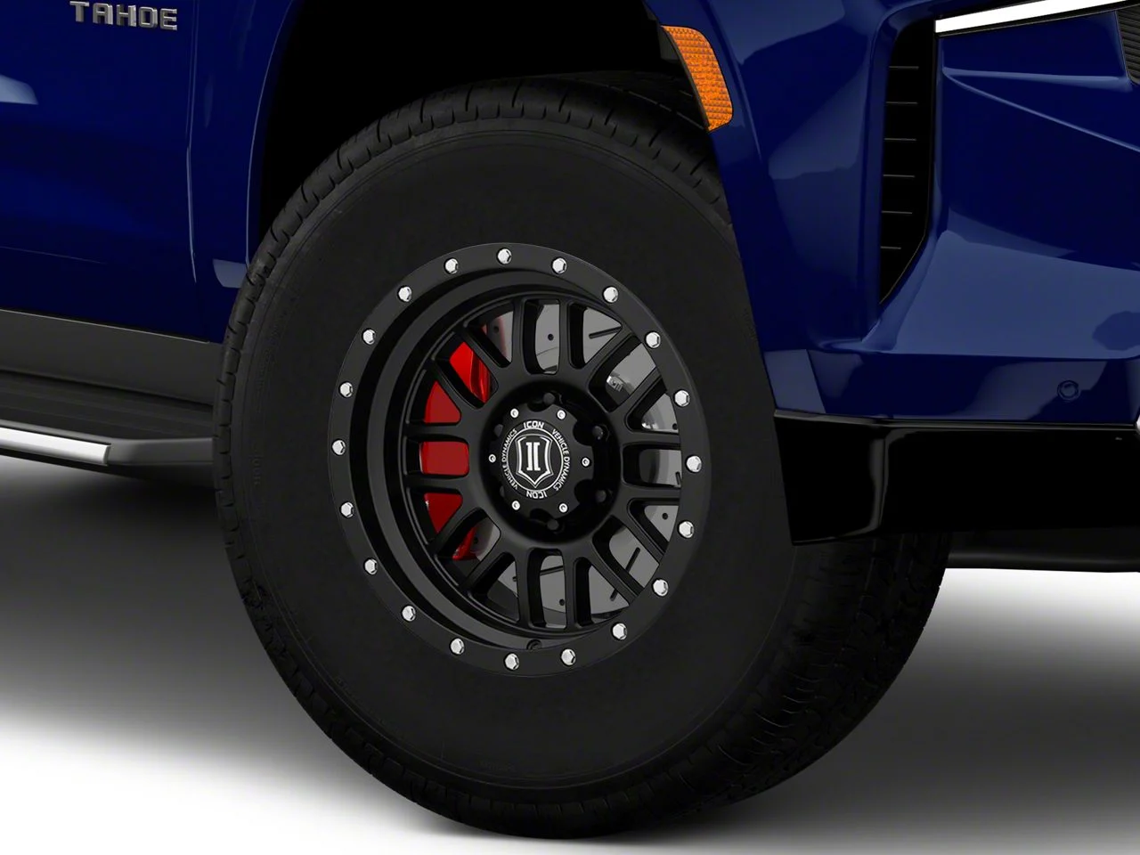 ICON Alloys Alpha Satin Black 6-Lug Wheel; 17x8.5; 0mm Offset (21-26 Tahoe)