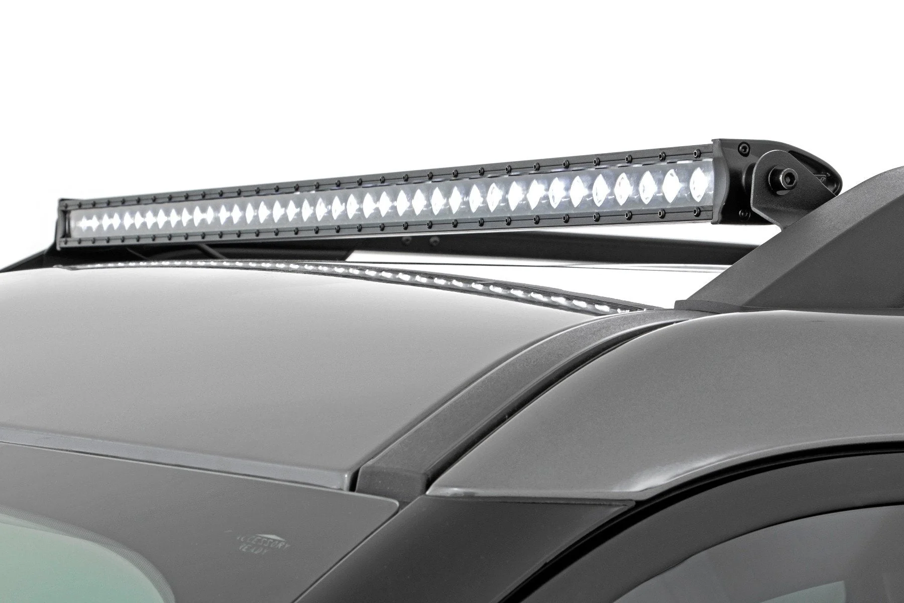Roof Rack LED Light Kit - 40" Black Single Row, 2021+ Ford Bronco Sport
