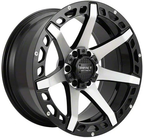 Impact Wheels 904 Gloss Black Machined 6-Lug Wheel; 20x10; -12mm Offset (21-26 Yukon)