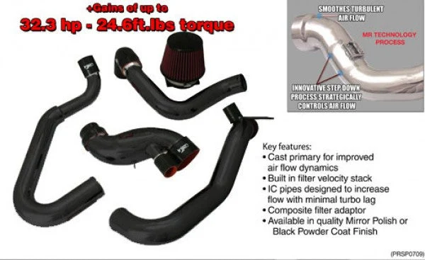 2003-2007 Mitsubishi Lancer Evolution [2.0T] SP Short Ram Air Intake System - Black | Injen - SP1898BLK