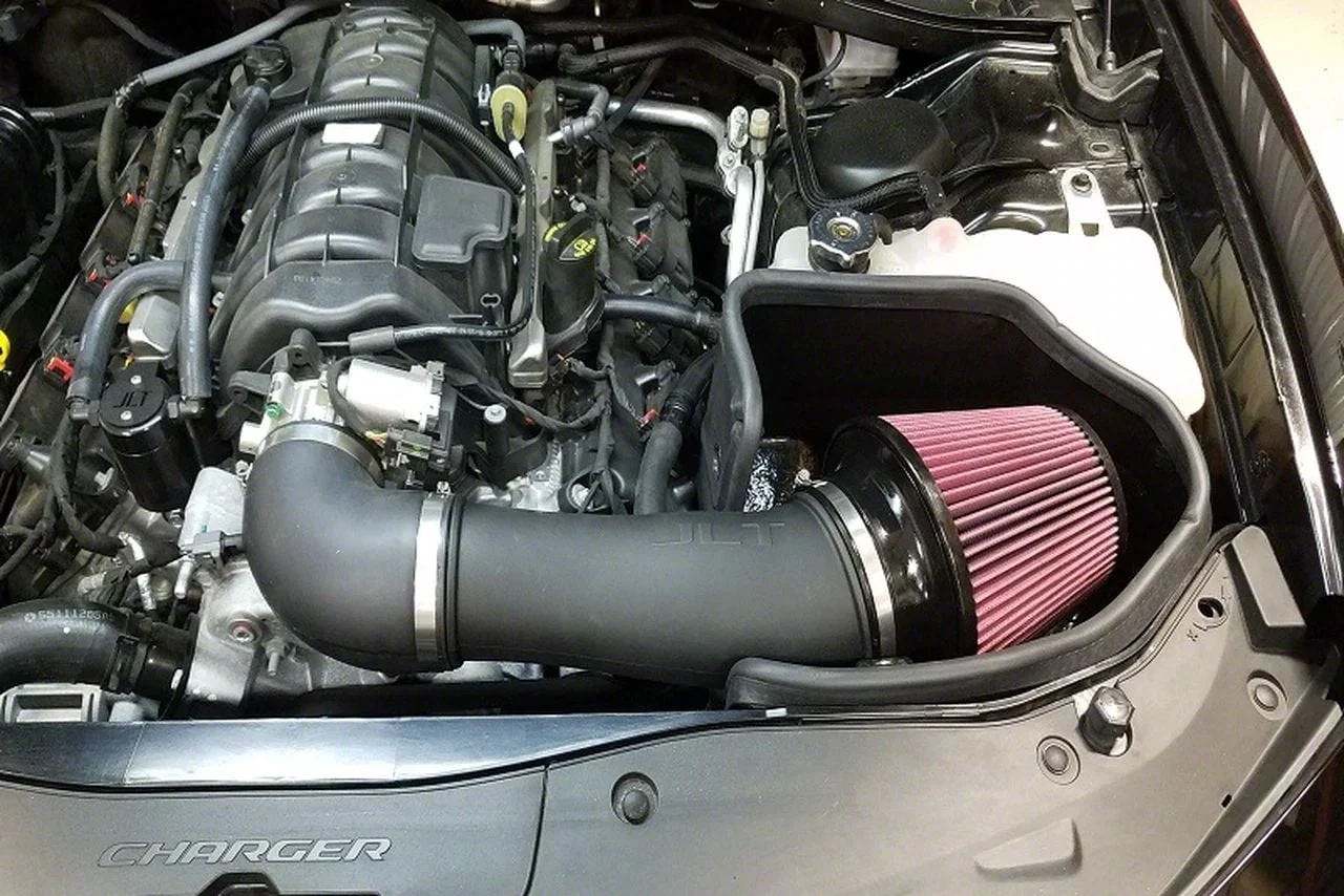 JLT Series II Cold Air Intake with Red Oiled Filter (11-23 5.7L HEMI Charger)