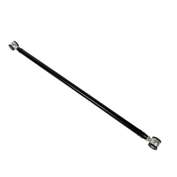 J&M Adjustable Steel Panhard Bar; Rod Poly/Poly Ends; Black (05-14 Mustang)