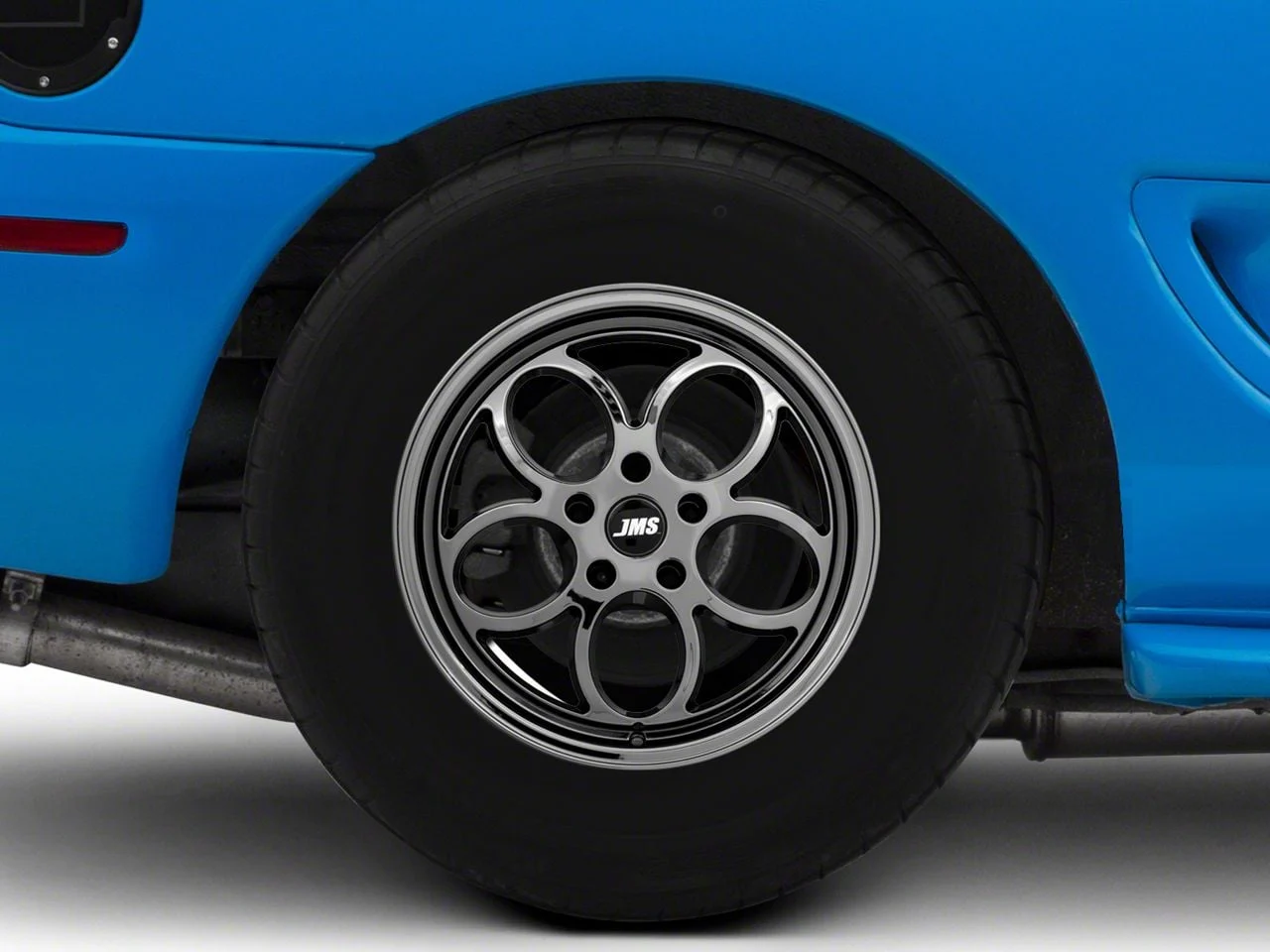 JMS Savage Series Black Chrome Wheel; Rear Only; 15x10; 29mm Offset (06-10 RWD Charger)