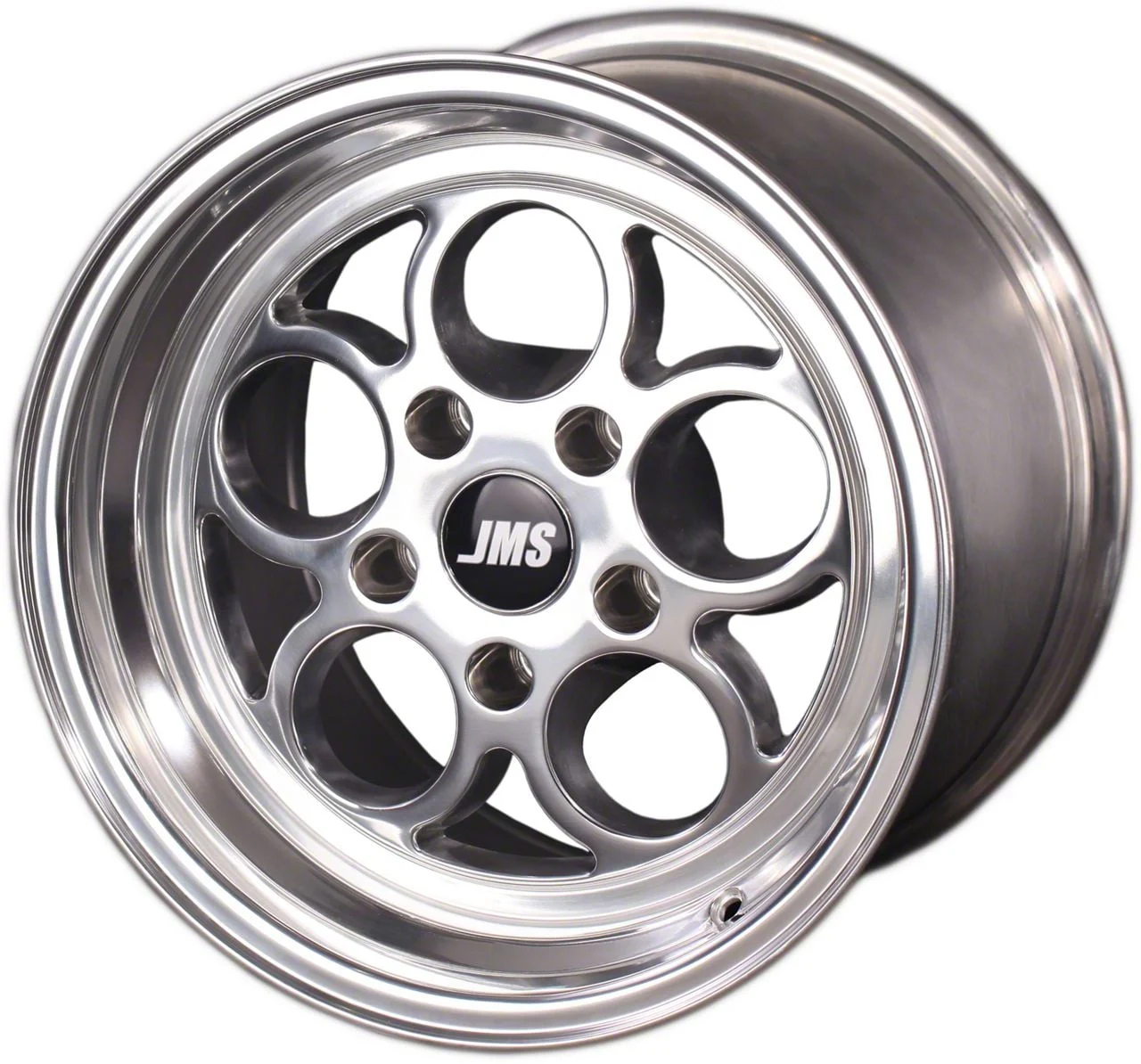 JMS Savage Series Polished Wheel; Rear Only; 15x10; 29mm Offset (06-10 RWD Charger)
