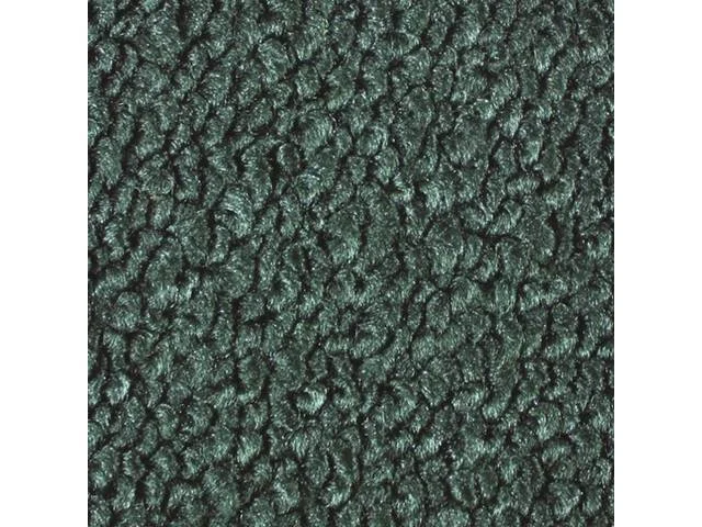 Aqua 1-Piece Raylon Loop Molded Carpet (M/T floor shift) with Standard Jute Padding and Backing for (67-72 2WD)