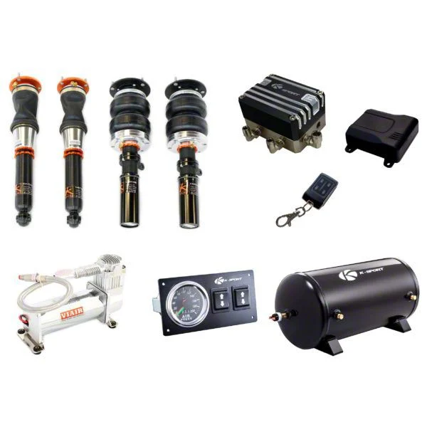 Ksport Airtech Deluxe Air Suspension Kit (15-26 Mustang w/o MagneRide)