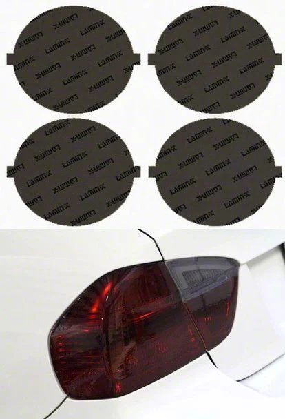 Lamin-X Tail Light Tint Covers; Gunsmoke (05-13 Corvette C6)