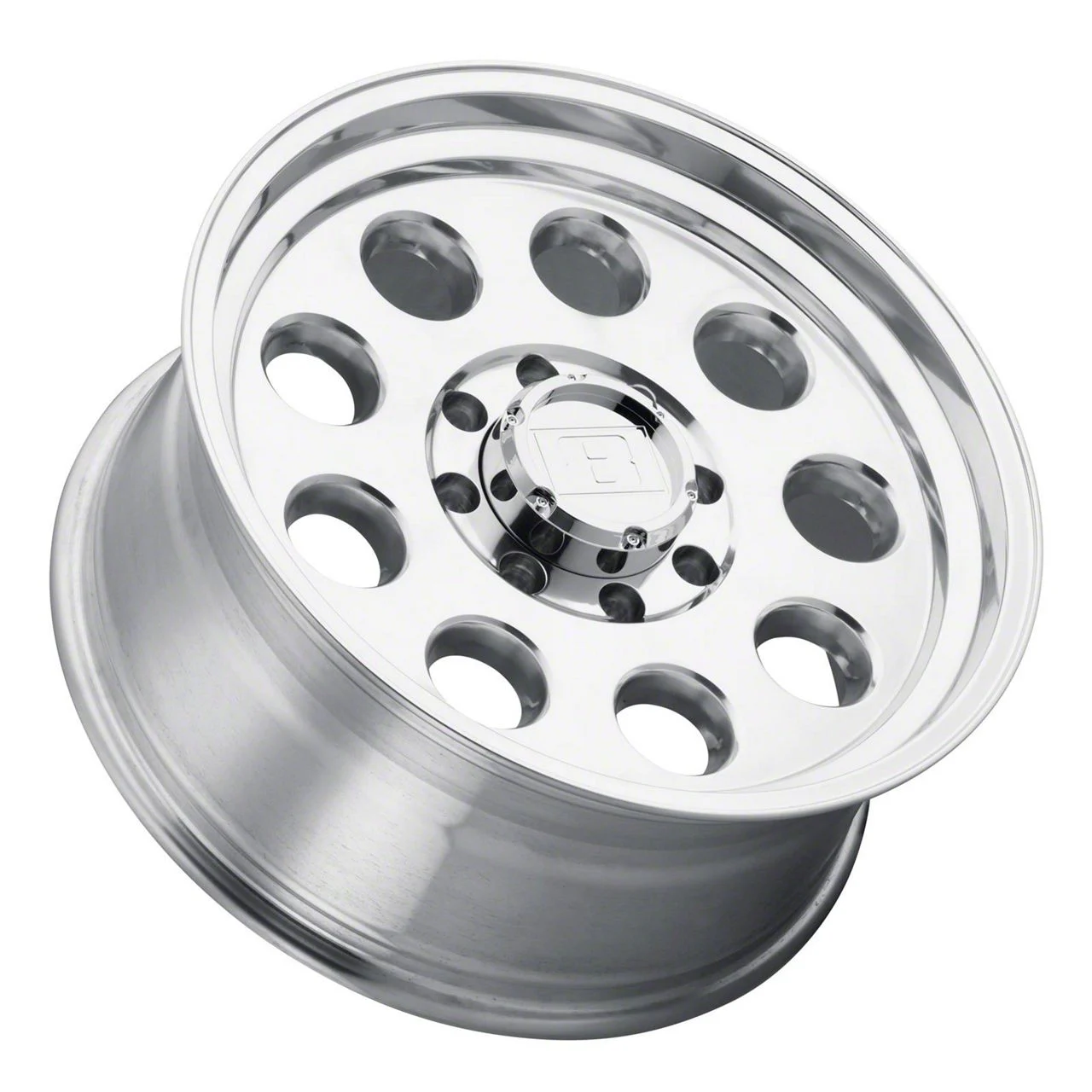 Level 8 Wheels Hauler Polished 5-Lug Wheel; 17x8.5; -6mm Offset (02-08 RAM 1500, Excluding Mega Cab)