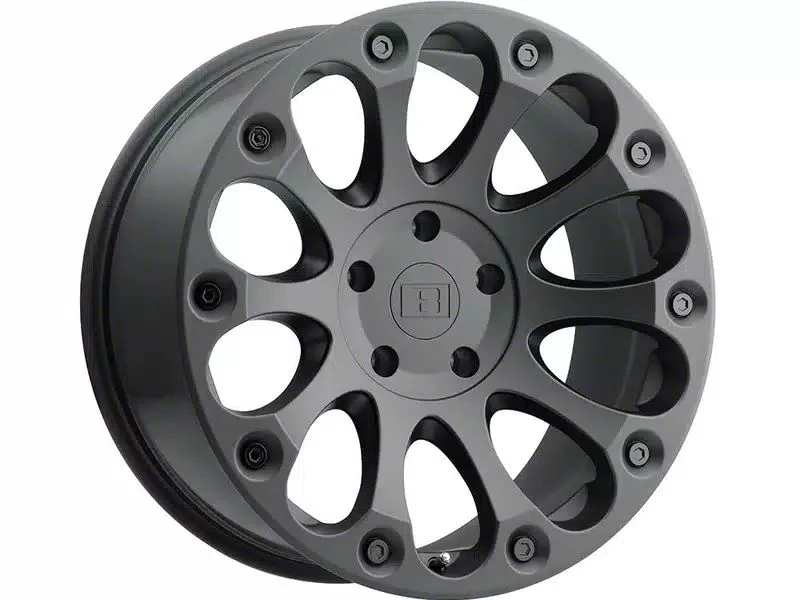 Level 8 Wheels Impact Matte Black 5-Lug Wheel; 18x9; 0mm Offset (02-08 RAM 1500, Excluding Mega Cab)