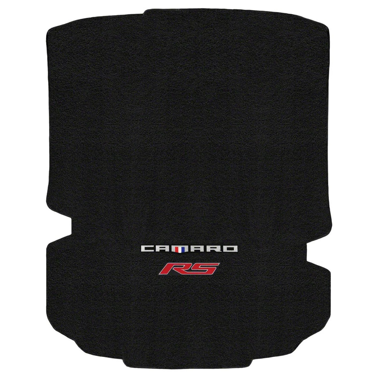 Lloyd Ultimat Trunk Mat with Camaro and Red RS Logo; Black (16-24 Camaro Coupe)