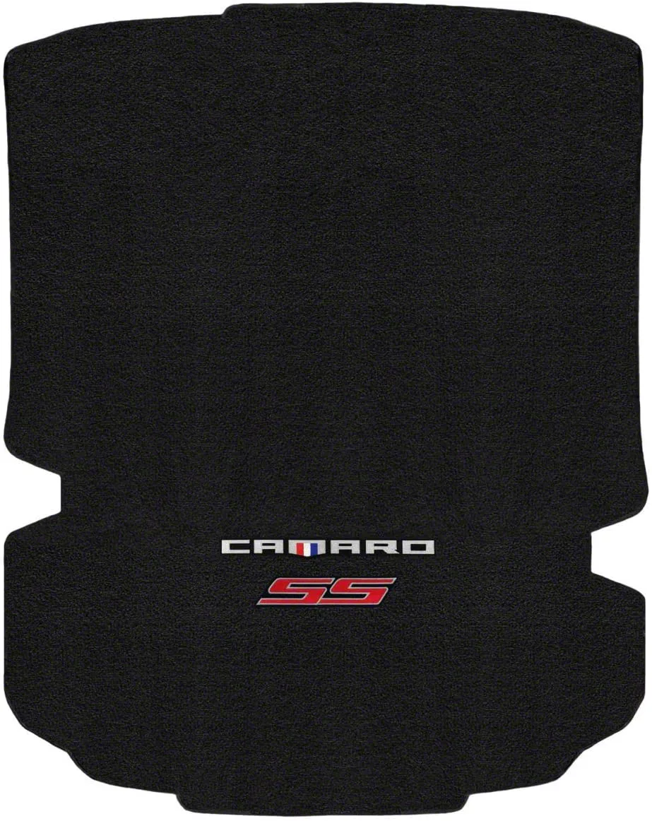 Lloyd Ultimat Trunk Mat with Camaro and Red SS Logo; Black (16-24 Camaro Coupe)
