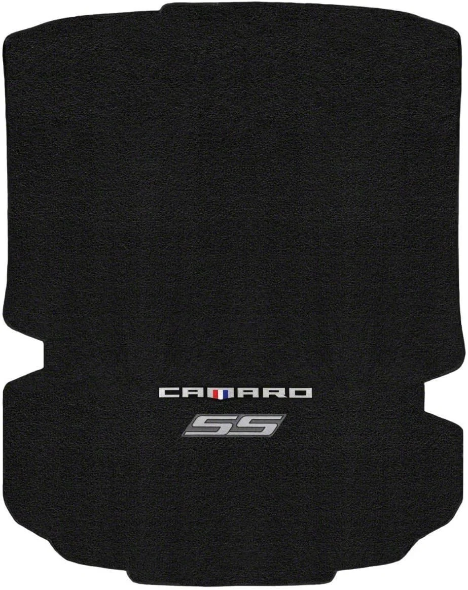Lloyd Ultimat Trunk Mat with Camaro and Silver SS Logo; Black (16-24 Camaro Coupe)