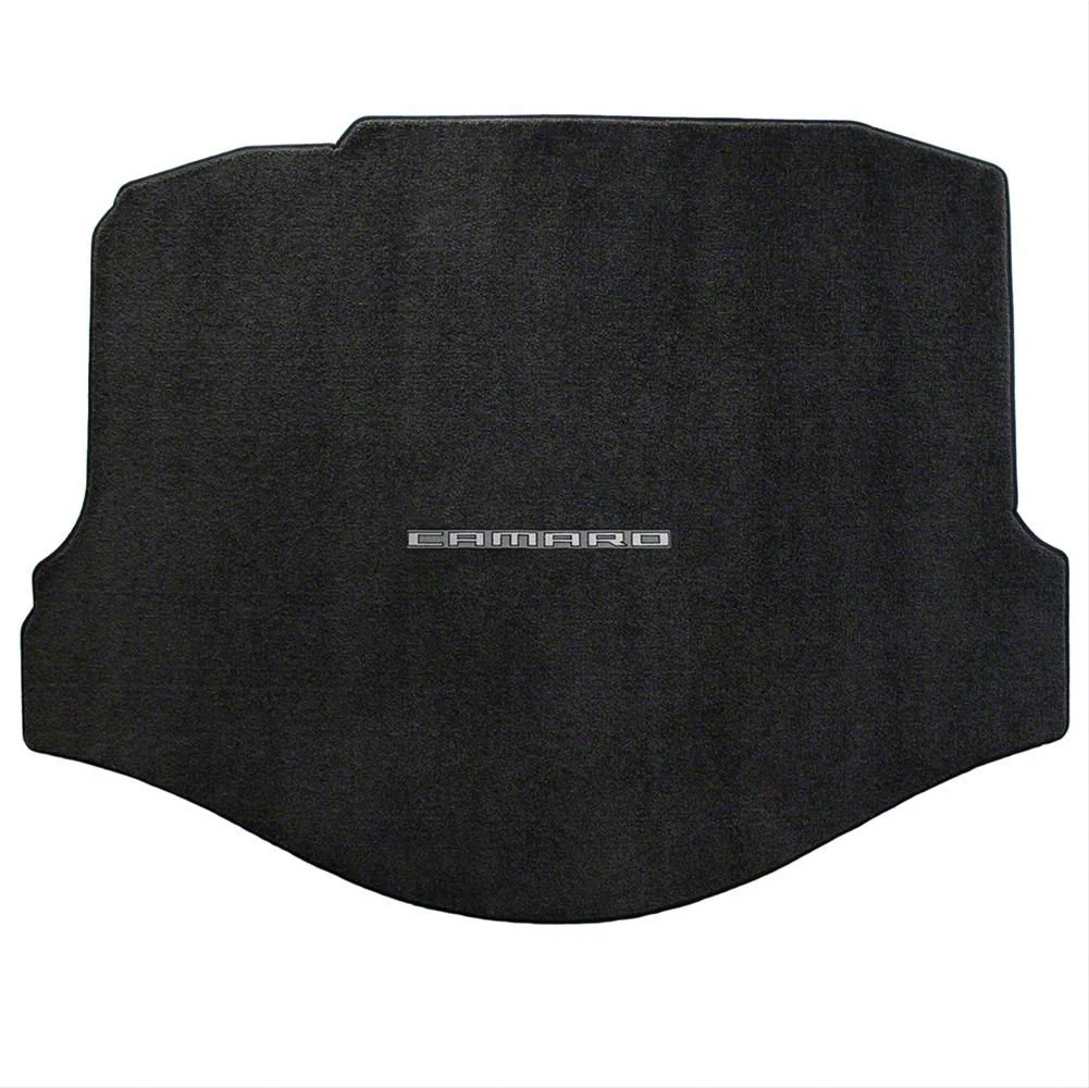 Lloyd Ultimat Trunk Mat with Camaro Logo; Black (10-15 Camaro Coupe)