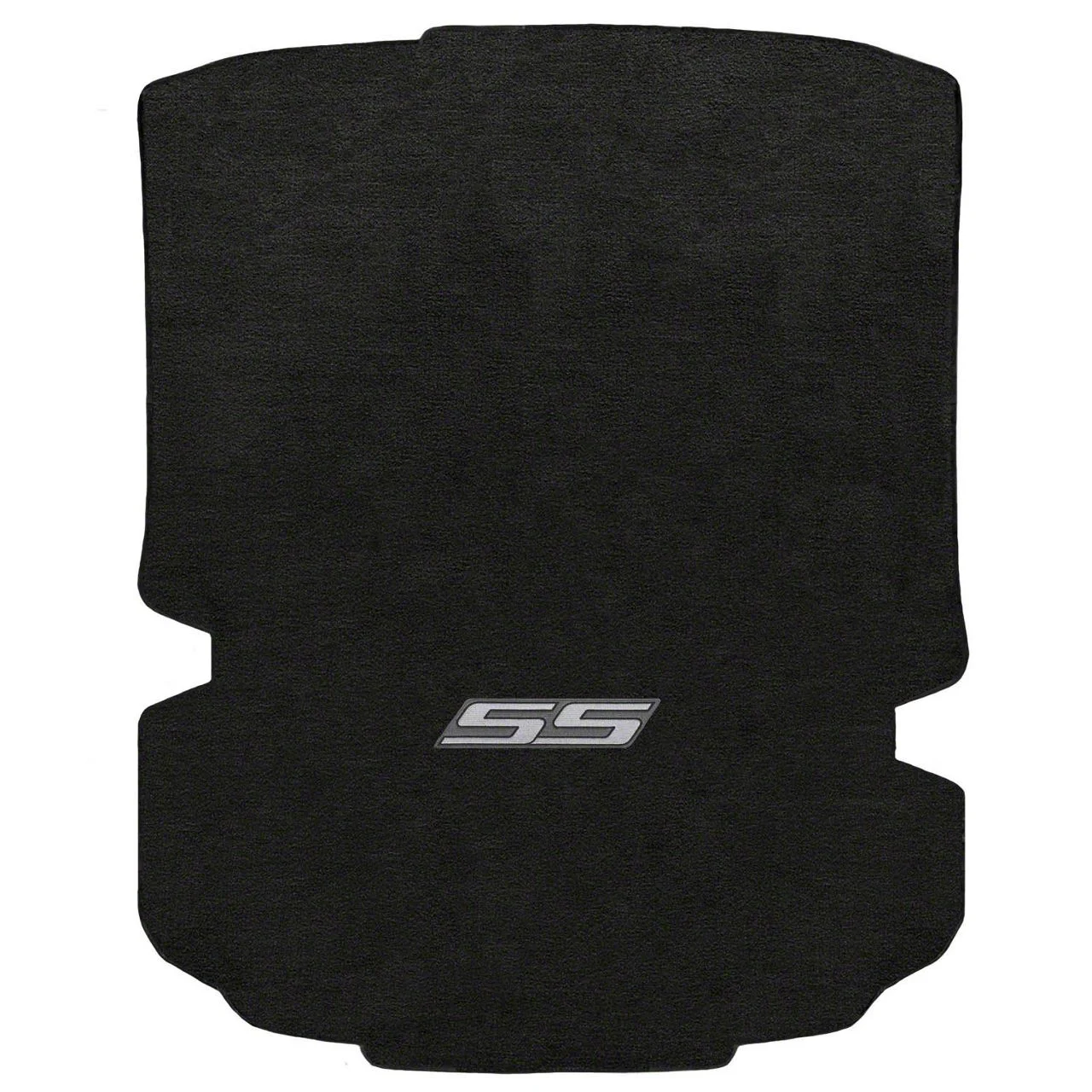 Lloyd Velourtex Trunk Mat with Silver SS Logo; Black (16-24 Camaro Coupe)