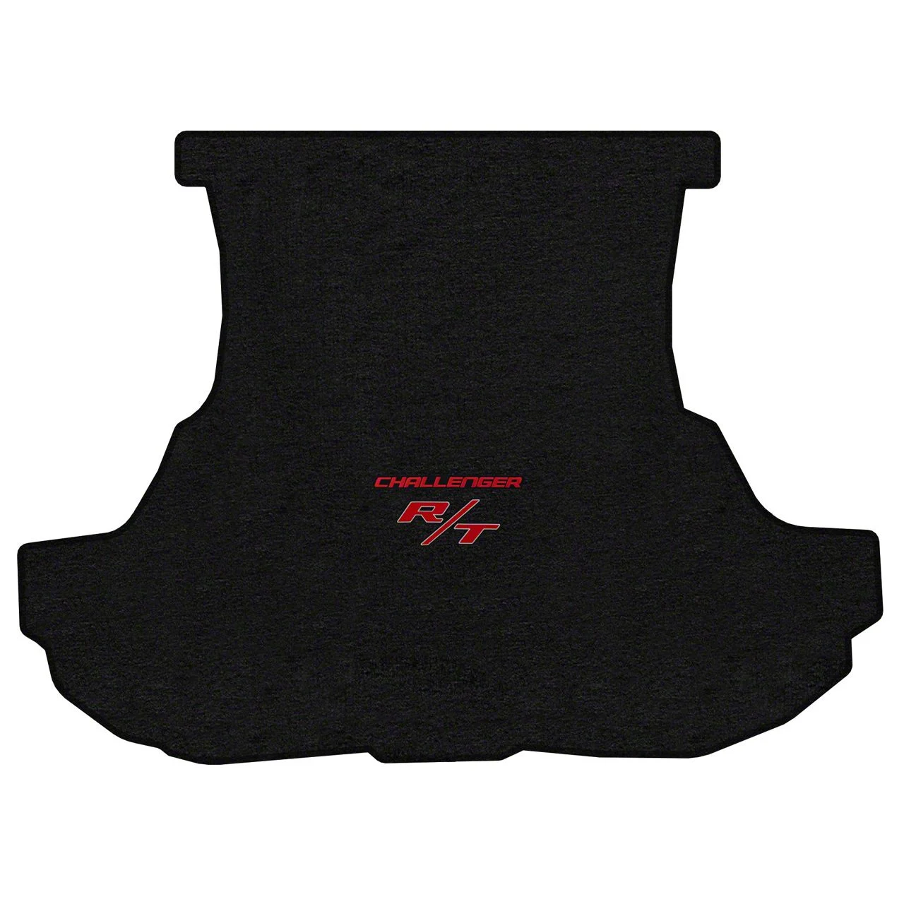Lloyd Trunk Mat with Challenger and Red RT Logo; Black (08-10 Challenger w/o Subwoofer)