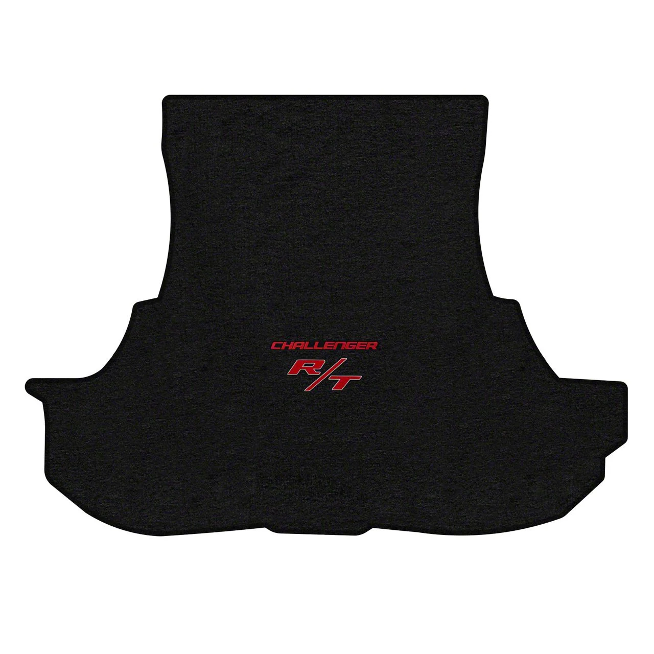 Lloyd Trunk Mat with Challenger and Red RT Logo; Black (17-23 AWD Challenger)