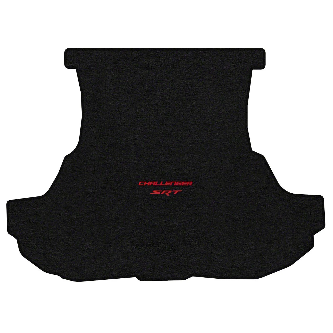 Lloyd Trunk Mat with Challenger and Red SRT Logo; Black (08-10 Challenger w/o Subwoofer)