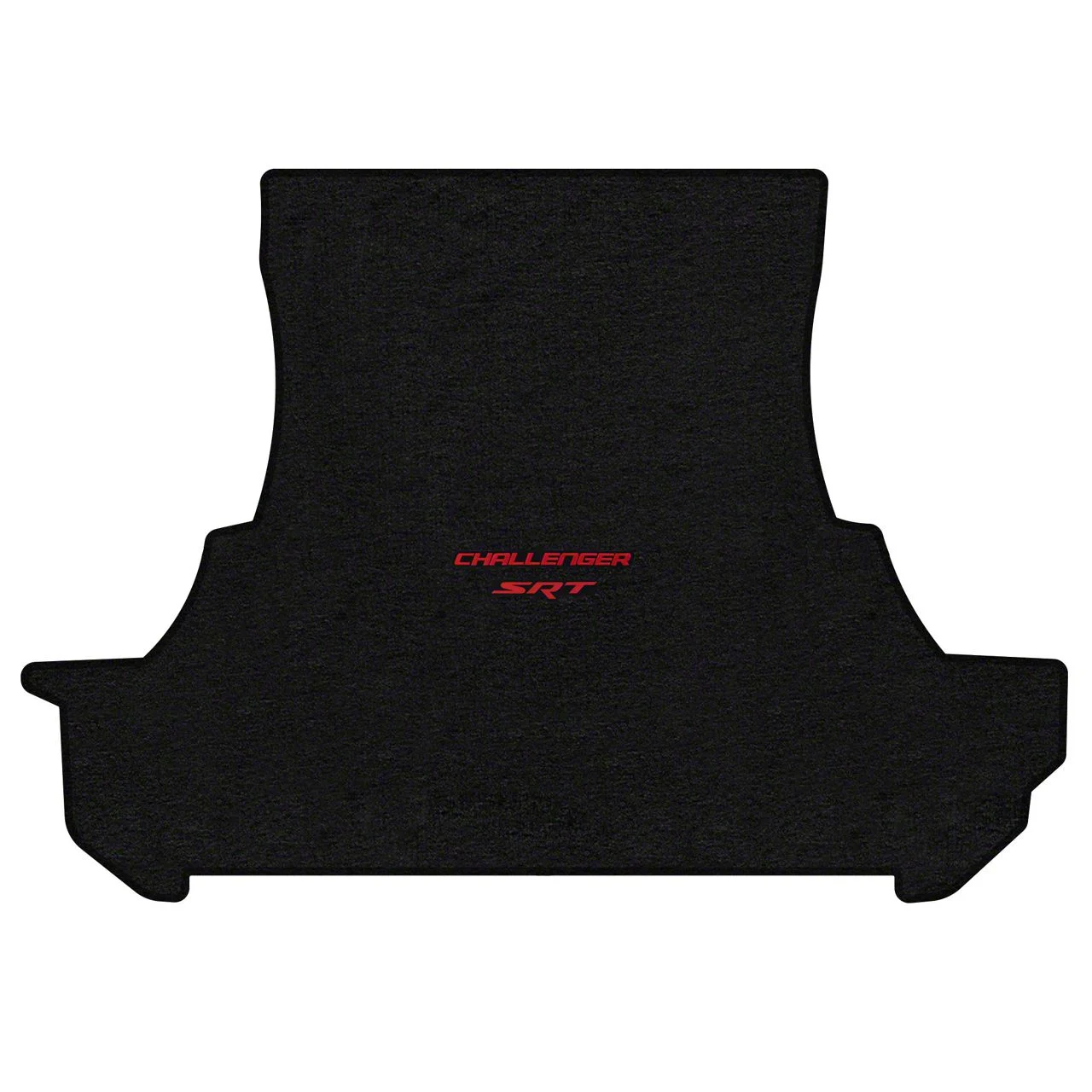 Lloyd Trunk Mat with Challenger and Red SRT Logo; Black (2011 Challenger w/o Subwoofer)