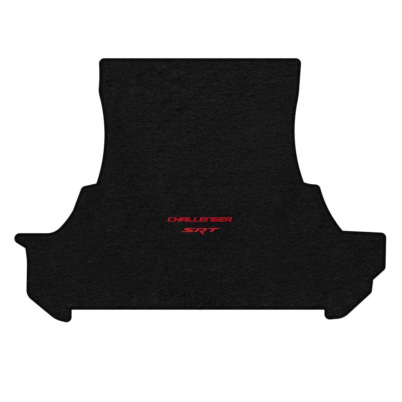 Lloyd Trunk Mat with Challenger and Red SRT Logo; Black (12-23 Challenger, Excluding AWD)