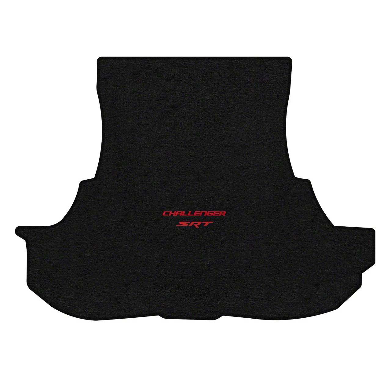 Lloyd Trunk Mat with Challenger and Red SRT Logo; Black (17-23 AWD Challenger)