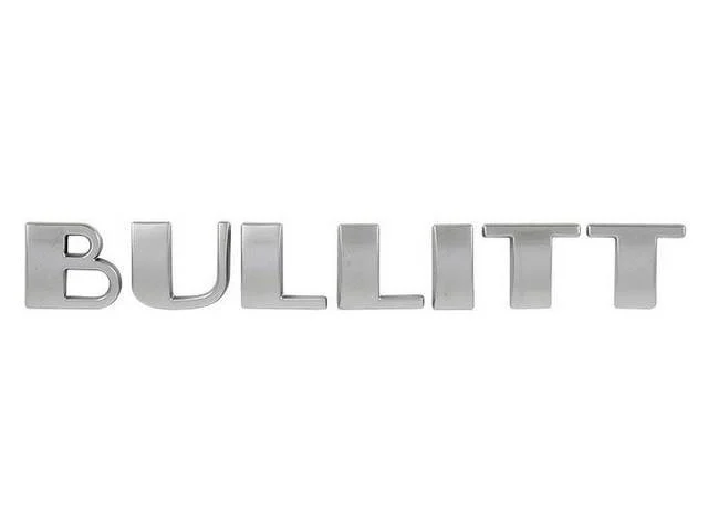 Bullitt Rear Trunk Emblem for 2001 Mustang Exact Repro
