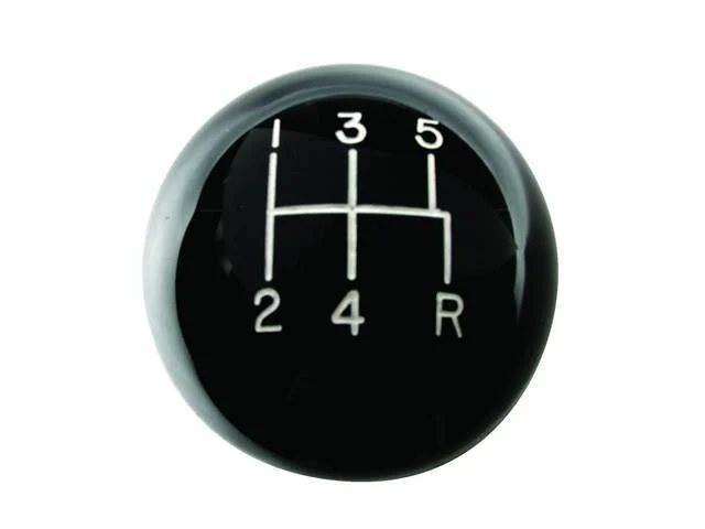 2 1/4 in. Black Hurst Shift Knob w/ 5-Speed Patter Fits M12 x 1.75 Threads (No Logo)