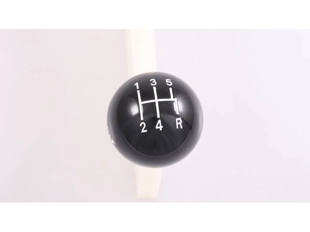 1 7/8 in. Black Hurst Shift Knob w/ 5-Speed Patter Fits 3/8 X 16 Threads (W/ Hurst Logo)