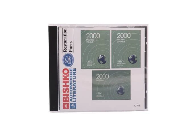 Factory Shop Manual on CD for 2000 Mustang