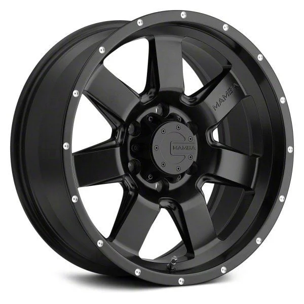 Mamba Offroad Wheels M14 Matte Black 6-Lug Wheel; 17x9; 12mm Offset (07-14 Tahoe)