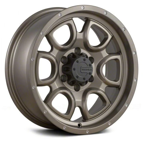 Mamba Offroad Wheels M19 Matte Bronze 6-Lug Wheel; 20x9; -12mm Offset (07-14 Tahoe)