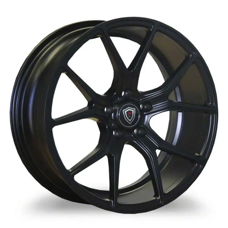 Marquee Wheels M1003 Satin Black Wheel; 18x8; 35mm Offset (21-26 Mustang Mach-E, Excluding GT)