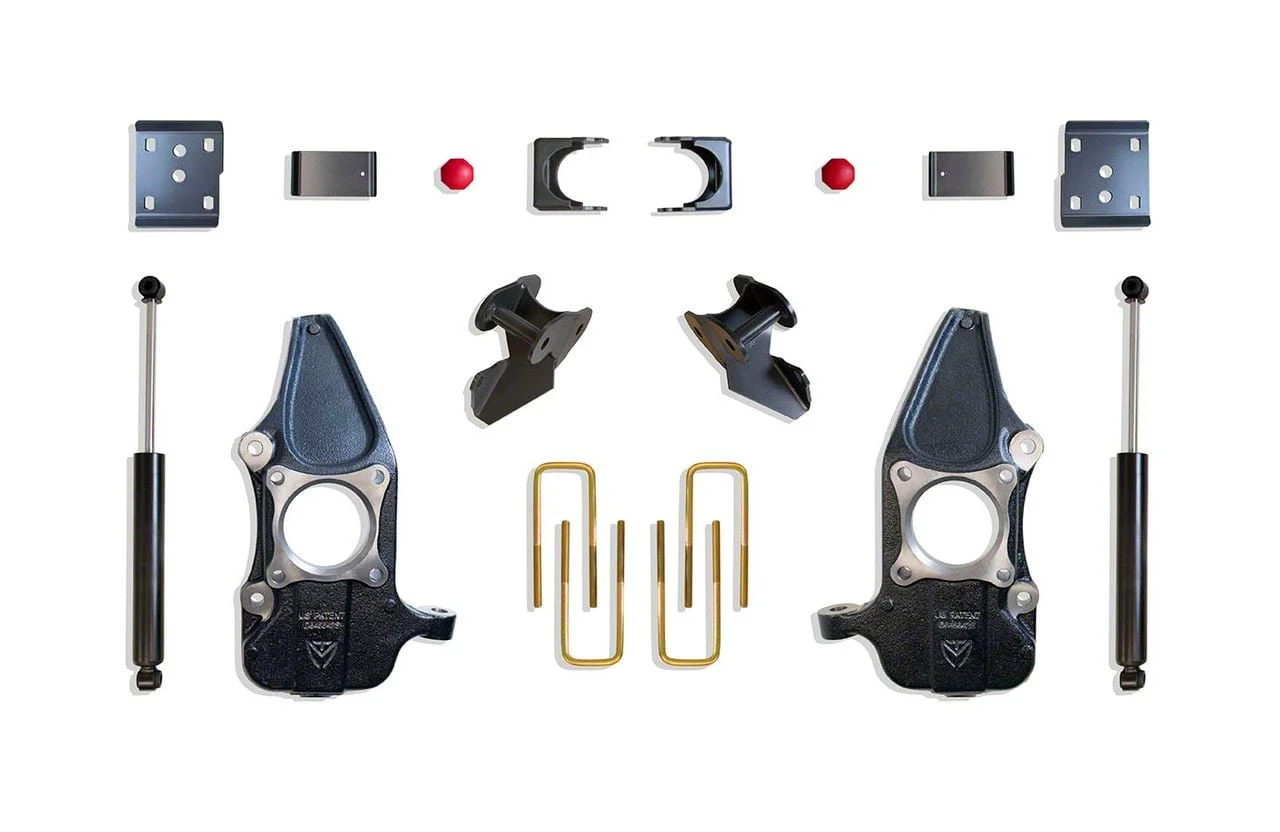 Max Trac Lowering Kit with Max Trac Shocks; 2-Inch Front / 4-Inch Rear (09-14 F-150, Excluding Raptor)
