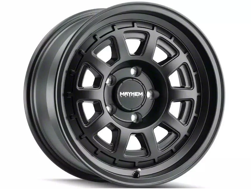 Mayhem Wheels Voyager Matte Black 6-Lug Wheel; 18x9; 0mm Offset (15-20 Yukon)