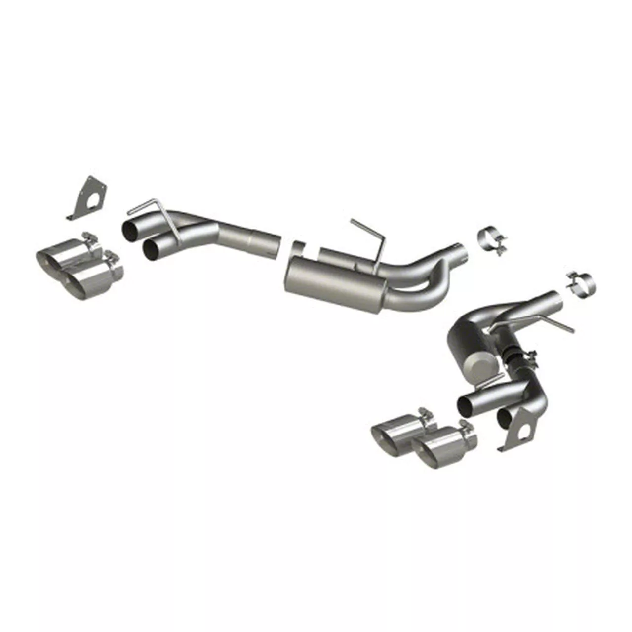 MBRP Armor Lite Axle-Back Exhaust (16-24 V6 Camaro w/ NPP Dual Mode Exhaust)