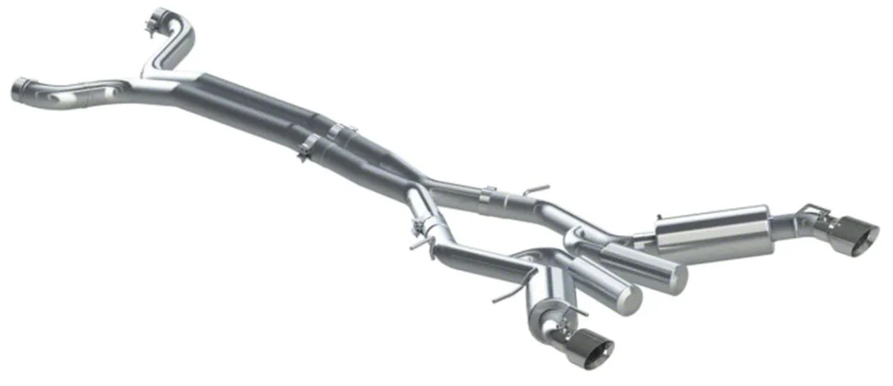 MBRP Armor Plus Cat-Back Exhaust (16-24 Camaro SS Coupe w/ Manual Transmission & w/o NPP Dual Mode Exhaust)