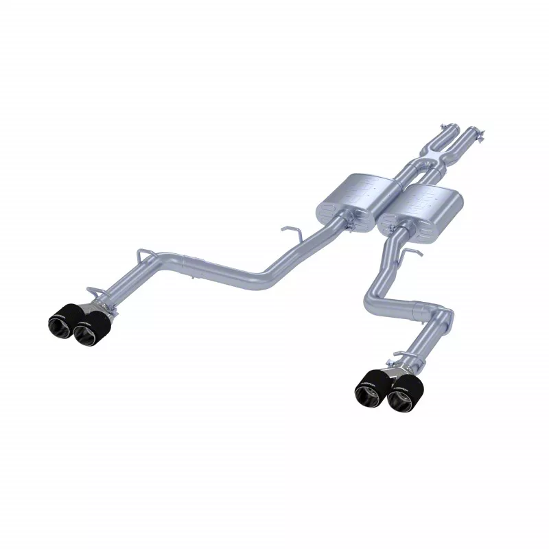 MBRP Cat-Back Exhaust with Carbon Fiber Tips (15-23 3.6L Challenger)