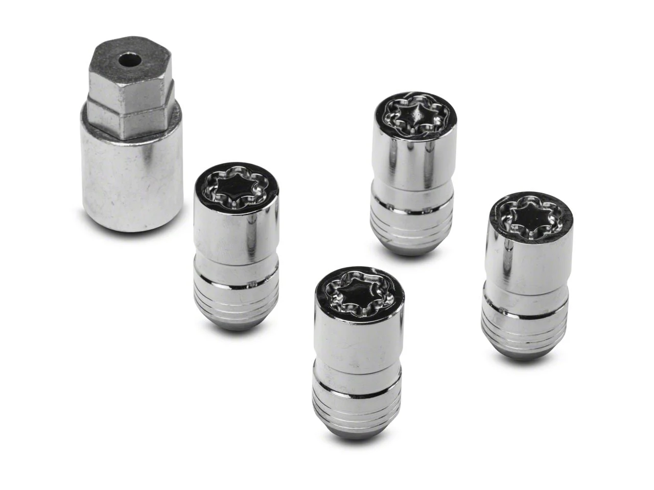 McGard Chrome Wheel Lock Set; 14mm x 1.5 (15-26 F-150)