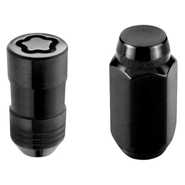 McGard Black Cone Seat Style 8-Lug Wheel Installation Kit; M14 x 1.5 (12-26 RAM 2500)