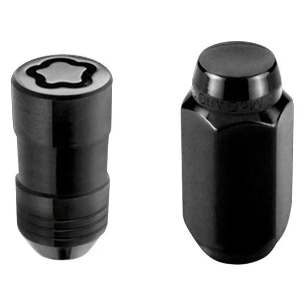 McGard Black Cone Seat Style 8-Lug Wheel Installation Kit; M14 x 1.5 (12-26 RAM 3500)