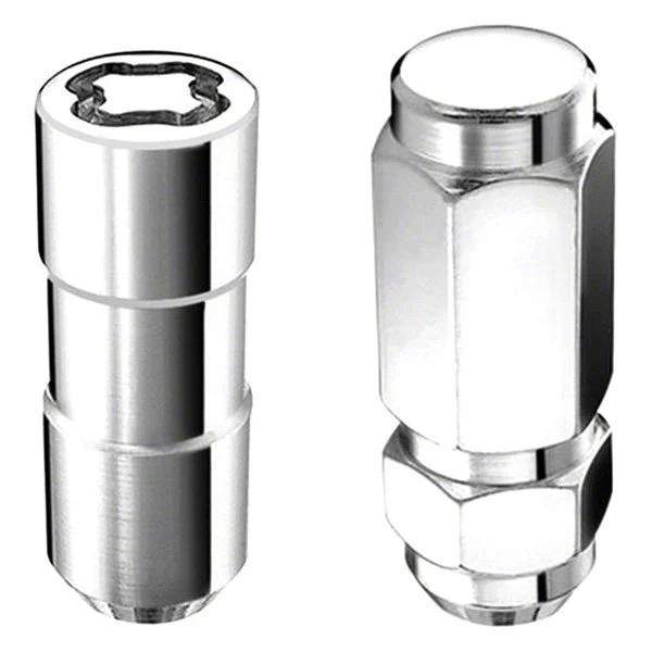 McGard Chrome Cone Seat Style 8-Lug Wheel Installation Kit; 9/16-18 (03-11 RAM 3500)