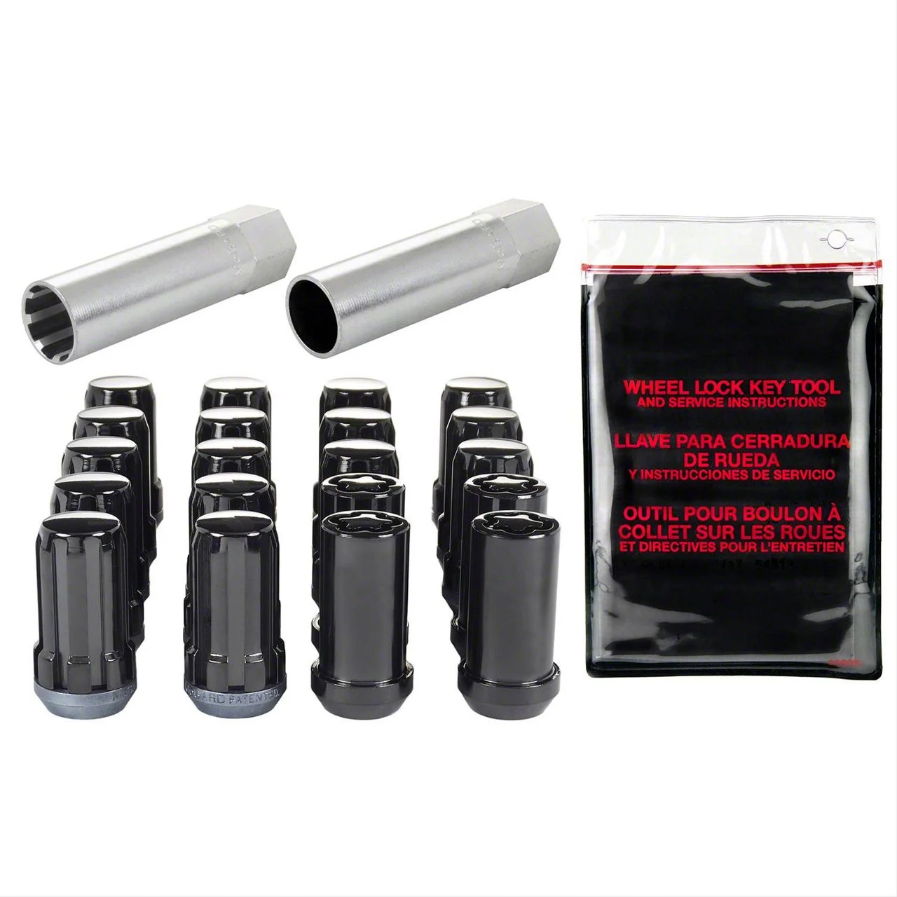 McGard Black Spline Drive 5-Lug Wheel Installation Kit; M14 x 1.5 (07-26 Tahoe)