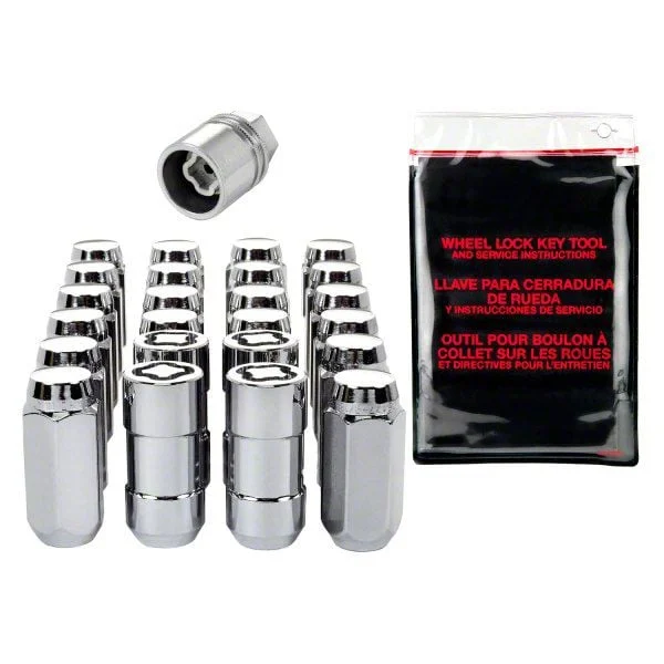 McGard Chrome Cone Seat Style 6-Lug Wheel Installation Kit; M14 x 1.5 (07-26 Tahoe)