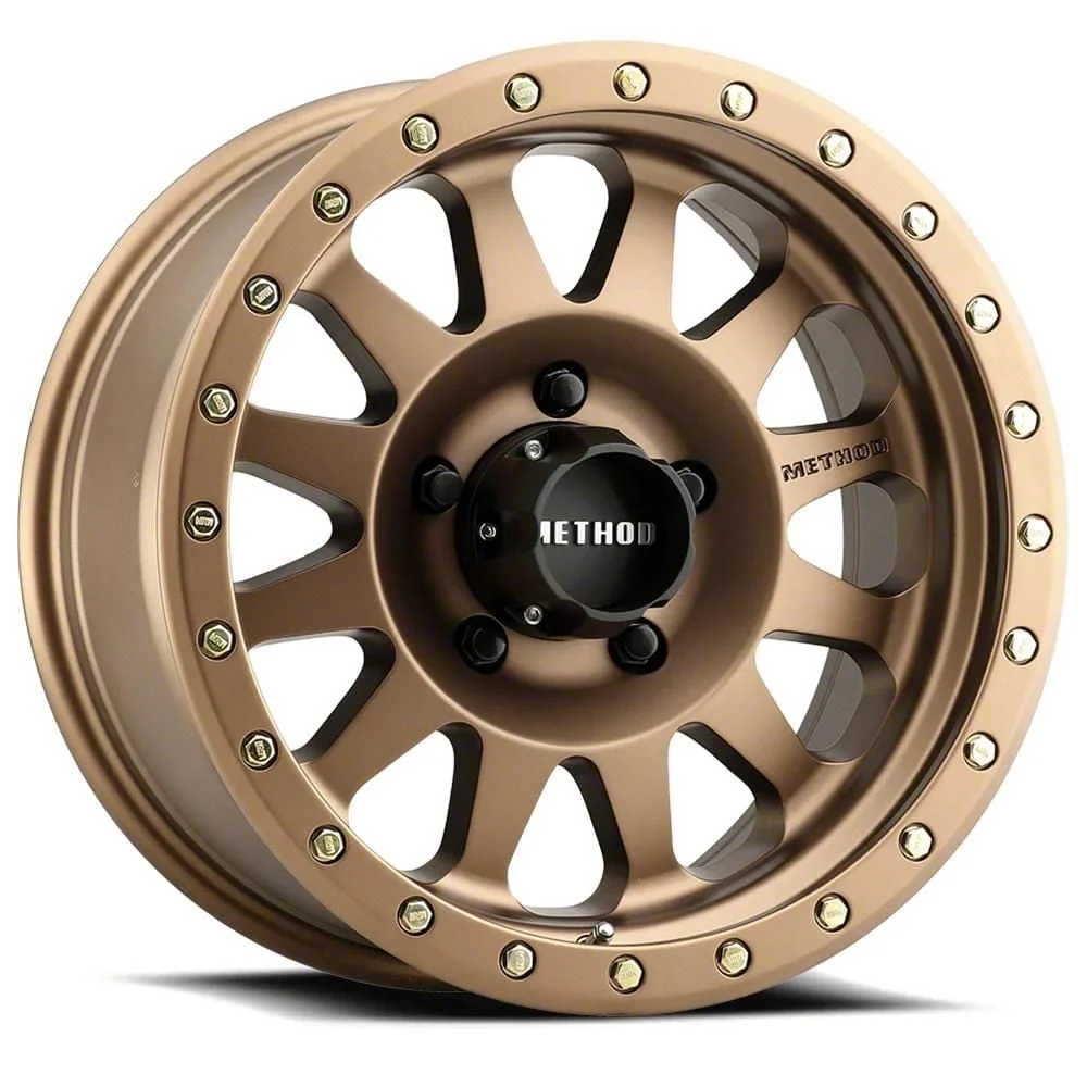 Method Race Wheels MR304 Double Standard Bronze 8-Lug Wheel; 17x8.5; 0mm Offset (10-18 RAM 2500)